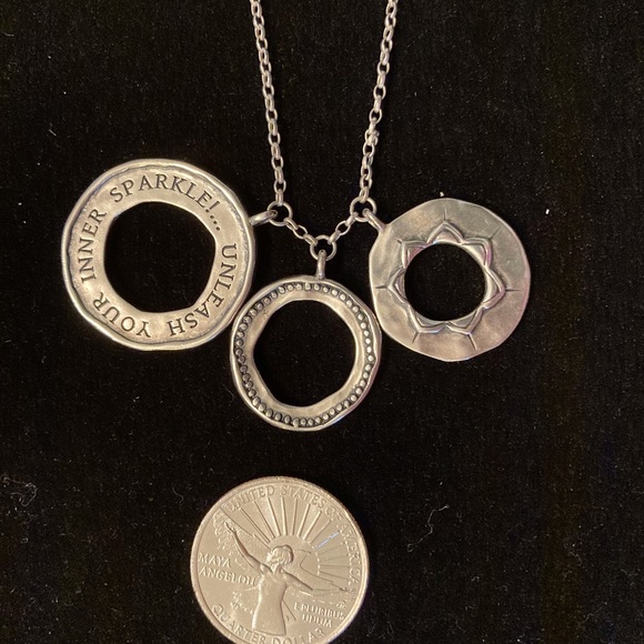 Vintage Silpada 29”L “Unleash Your Inner Sparkle” 925 Sterling necklace - Picture 4 of 4